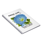 Morning Glory Seed Packet Notitieboek (Rechterzijde)