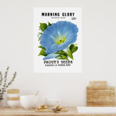 Morning Glory  Seed Packet Poster (Keuken)