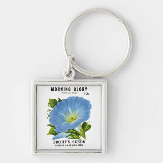 Morning Glory Seed Packet Sleutelhanger (Voorkant)
