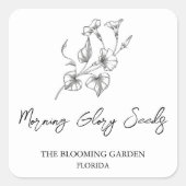 Morning Glory Seeds label (Voorkant)