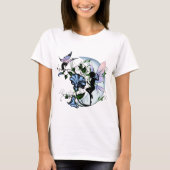 Morning Glory Shadow Fairy en Cosmic Cat T-shirt (Voorkant)