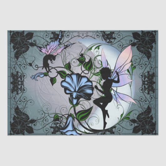 Morning Glory Shadow Fairy en Cosmic Cat Tissuepapier (Voorkant)
