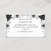 Morning Glory Shadow Fairy en Cosmic Cat Visitekaartje (Achterkant)