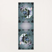 Morning Glory Shadow Fairy en Cosmic Cat Yogamat (Achterkant)
