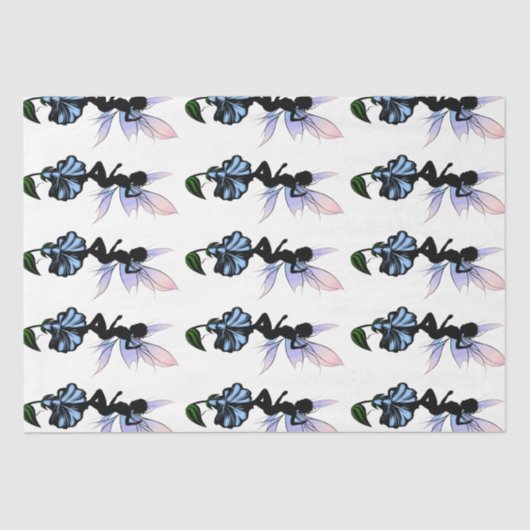 Morning Glory Shadow Fairy Tissuepapier (Voorkant)