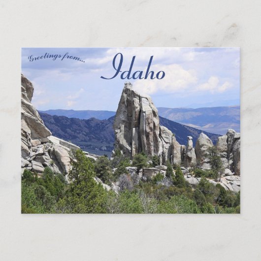 Morning Glory Spire Idaho Briefkaart (Voorkant)