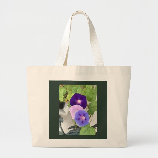 Morning Glory Trio Grote Tote Bag (Voorkant)