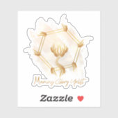 Morning Glory Uplift Logo Vinyl Sticker (Vel)