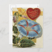 Morning Glory Valentijn Feestdagenkaart (Voorkant / Achterkant)