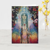 Morning Glory van Elizabeth Kyle. Kaart (Gele Bloem)