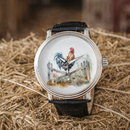 Morning Glory: Watercolor Haan Horloge