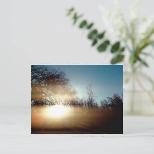 Morning Glow Briefkaart (Staand voorkant)