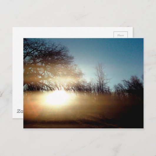 Morning Glow Briefkaart (Voorkant / Achterkant)