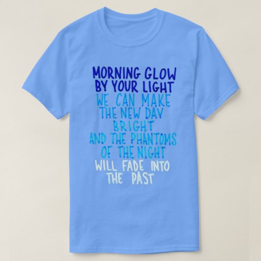 Morning Glow Chorus T-shirt (Design voorkant)