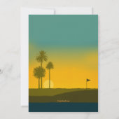 Morning Golfer Uitnodiging (Achterkant)