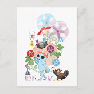 MORNING GREY ALIEN BRIEFKAART