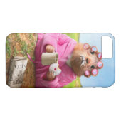 Morning Groundhog met ontbijtdonut en koffie Case-Mate iPhone Case (Achterkant (Horizontaal))