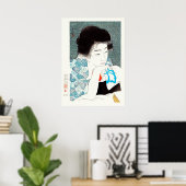 Morning Hair by Kotondo Torii Poster (Thuiskantoor)