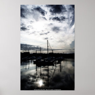 Morning Harbour Poster