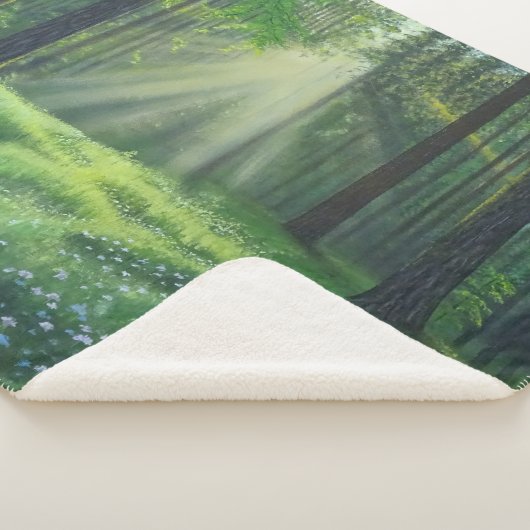 "Morning has broken" kleine sherpa deken (3/4)