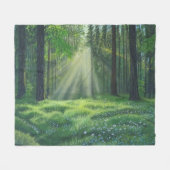 "Morning has broken" Medium fleece deken (Voorkant (Horizontaal))