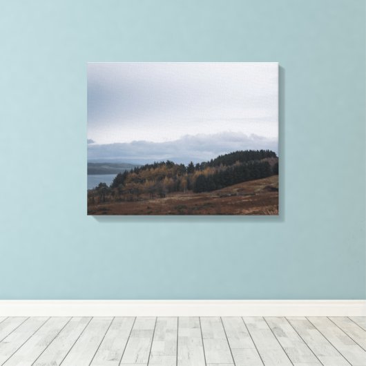 Morning Haze Canvas Afdruk (Insitu (Houten vloer))