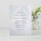 Morning Haze, Monet, fijne kunst bruiloft uitnodig Kaart (Staand voorkant)