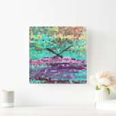 Morning heeft Broken Clock Vierkante Klok (Huis)