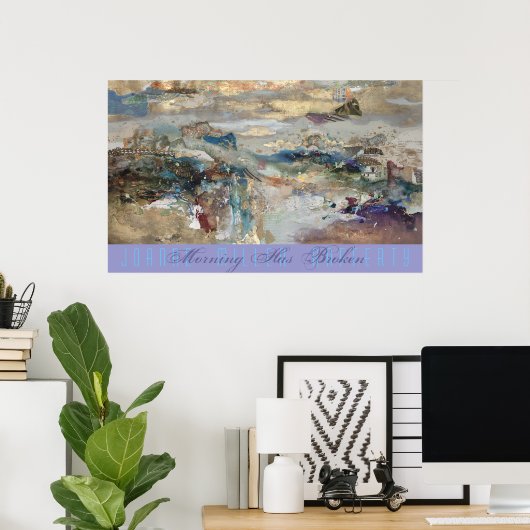 Morning heeft Poster gebroken (Thuiskantoor)