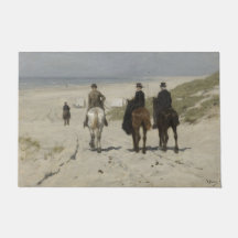 Morning Horse Ride op het strand (door Anton Mauve