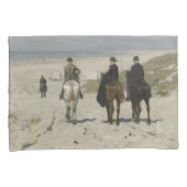 Morning Horse Ride op het strand (door Anton Mauve Kussensloop (Voorkant-Rechts)