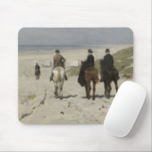 Morning Horse Ride op het strand (door Anton Mauve Muismat (Met muis)