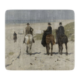 Morning Horse Ride op het strand (door Anton Mauve Snijplank