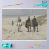 Morning Horse Ride op het strand (door Anton Mauve Tissuepapier (Craft)