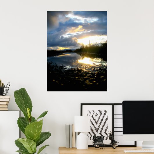 Morning Hues Poster (Thuiskantoor)