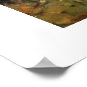 Morning in een dennenbos poster (Hoek)