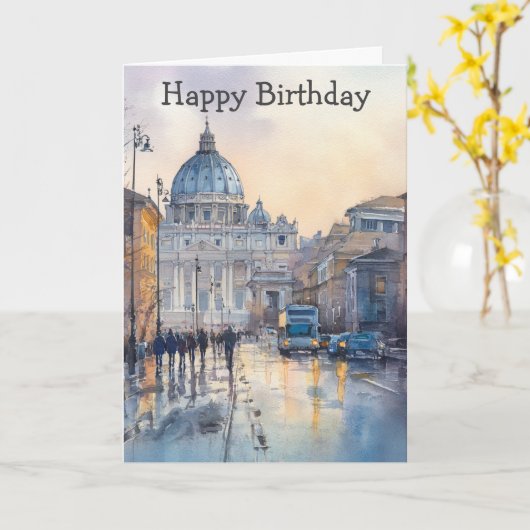 Morning in Rome Kaart (Gele Bloem)