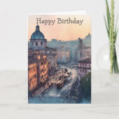 Morning in Rome Kaart (Voorkant)