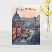 Morning in Rome Kaart (Gele Bloem)