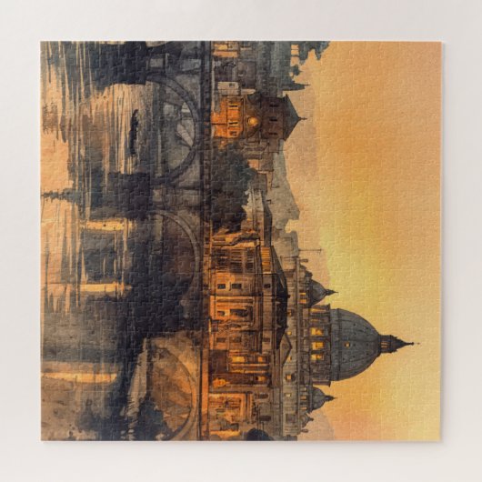 Morning in Rome Legpuzzel (Horizontaal)