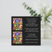 Morning Invit (vierkant)  Tapastry Hamsa Kaart (Staand voorkant)