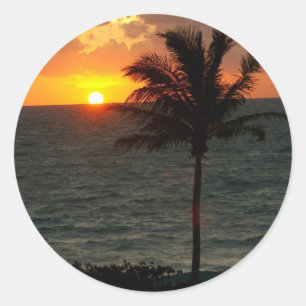 Morning is gebroken ronde sticker