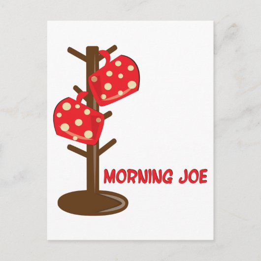 Morning Joe Briefkaart (Voorkant)
