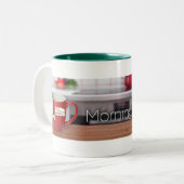 Morning Joe Coffee Cup Tweekleurige Koffiemok (Voorkant links)