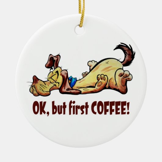 Morning Joe Keramisch Ornament (Voorkant)