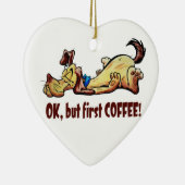 Morning Joe Keramisch Ornament (Rechts)