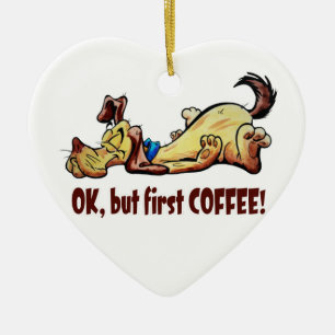Morning Joe Keramisch Ornament