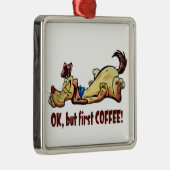 Morning Joe Metalen Ornament (Rechts)
