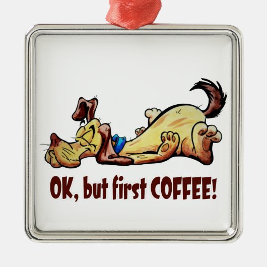 Morning Joe Metalen Ornament (Voorkant)