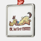 Morning Joe Metalen Ornament (Links)